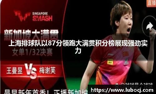 上海排球队以87分领跑大满贯积分榜展现强劲实力